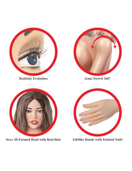 PDX EXTREME DOLLZ AGENT 69 LIFE-SIZE LOVE DOLL LIGHT