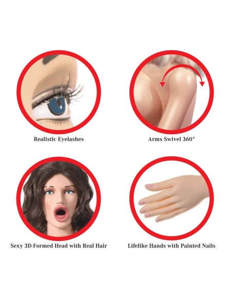 PDX EXTREME DOLLZ B.J. BETTY SEXO ORAL MUÑECA DE AMOR LUZ