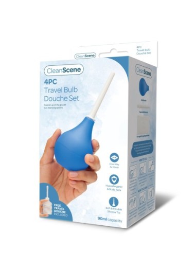 CLEANSCENE 90ML 4 PCS JUEGO DE DUCHA DE VIAJE...