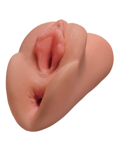 PDX PLUS PERFECT PUSSY DOUBLE STROKER TAN