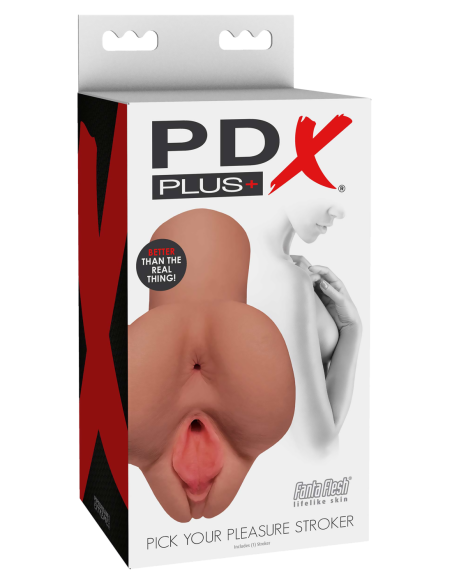PDX PLUS PICK YOUR PLEASURE STROKER TAN
