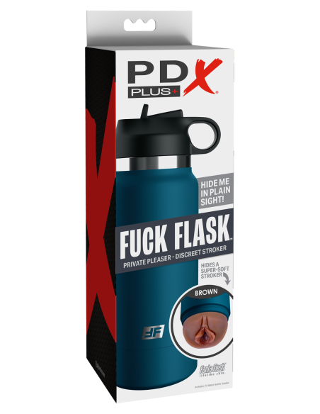 PDX PLUS FUCK FLASK PRIVATE PLEASER DISCREET STROKER BROWN