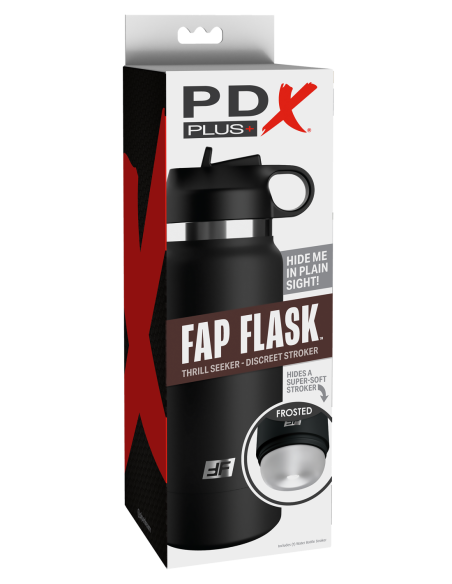 PDX PLUS FAP FLASK THRILL SEEKER DISCREET STROKER CLEAR