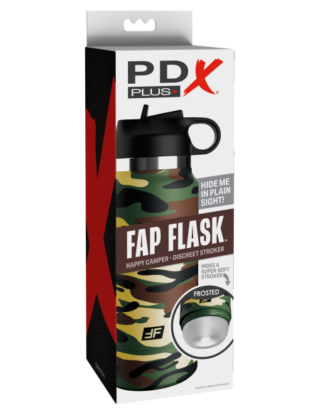 FRASCO PDX PLUS FAP - HAPPY CAMPER DISCREET STROKER CLEAR