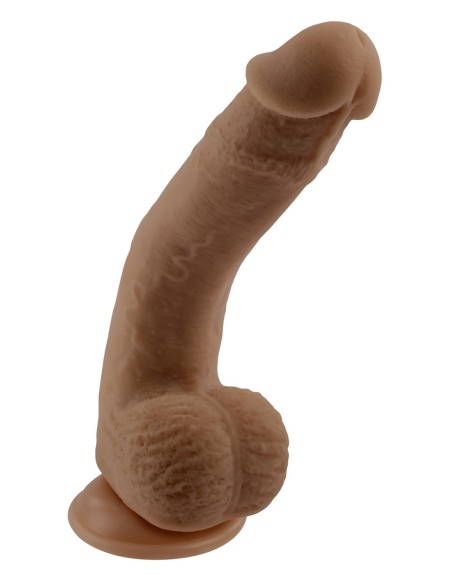 SELOPA CONSOLADOR FLEXSKIN DE 7 PULGADAS Y 17 CM DE SENSACIÓN NATURAL OSCURO