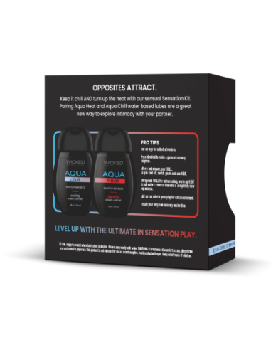 WICKED SENSATION KIT CHILL AND HEAT 2X45ML