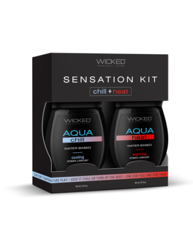 WICKED SENSATION KIT CHILL AND HEAT 2X45ML