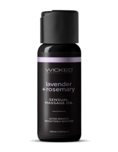 WICKED ACEITE DE MASAJE SENSUAL LAVANDA ROMERO 120ML