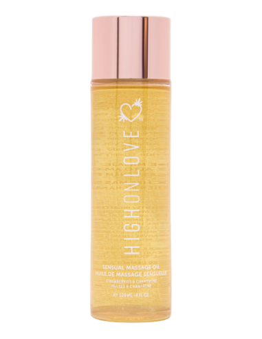 HIGH ON LOVE MASSAGE OIL STRAWBERRIES AND...