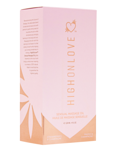 HIGH ON LOVE MASSAGE OIL STRAWBERRIES AND...
