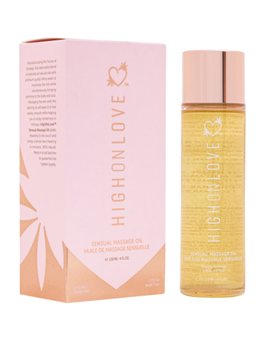 ACEITE DE MASAJE HIGH ON LOVE LITCHI MARTINI 120ML