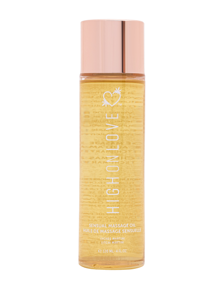 HIGH ON LOVE MASSAGE OIL LITCHI MARTINI 120ML