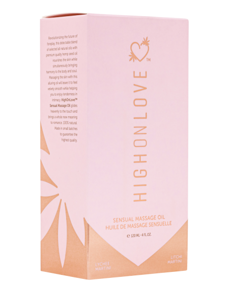 ACEITE DE MASAJE HIGH ON LOVE LITCHI MARTINI 120ML