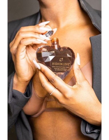 HIGH ON LOVE DARK CHOCOLATE BODY PAINT 100ML