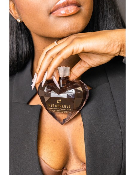 PINTURA CORPORAL HIGH ON LOVE CHOCOLATE NEGRO 100ML