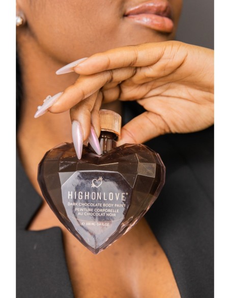 PINTURA CORPORAL HIGH ON LOVE CHOCOLATE NEGRO 100ML