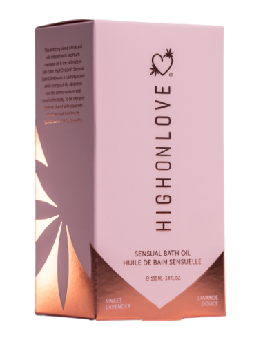 HIGH ON LOVE BATH OIL SWEET LAVENDER 100ML