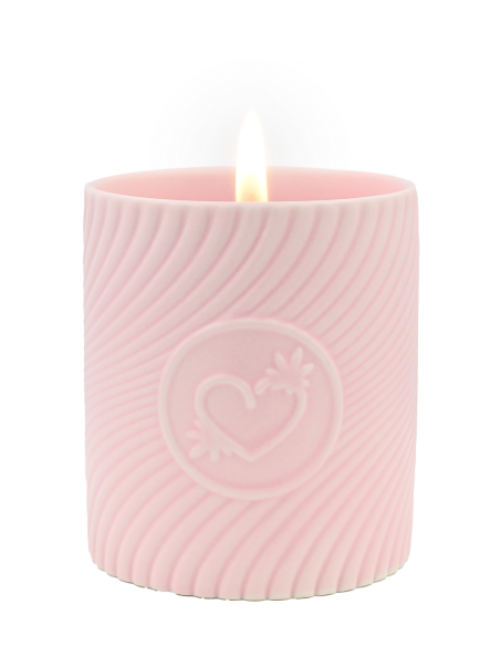 VELA DE MASAJE HIGH ON LOVE PINK FRESAS Y CHAMPAGNE 220ML