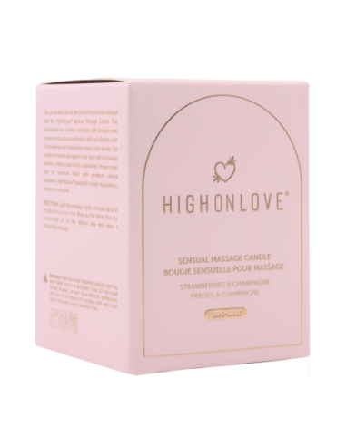 VELA DE MASAJE HIGH ON LOVE PINK FRESAS Y...