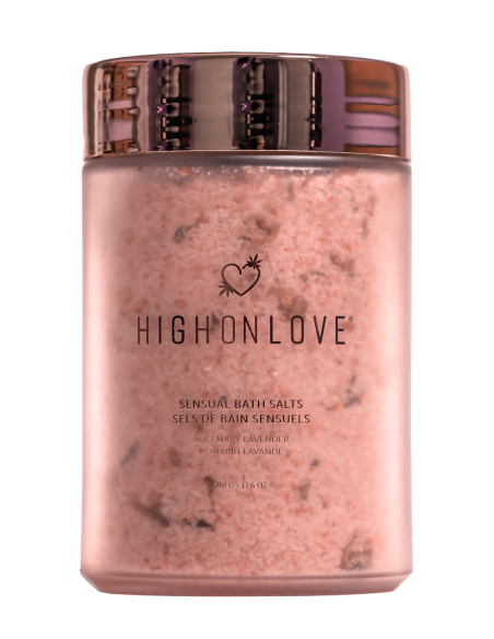 HIGH ON LOVE SENSUAL BATH SALTS 500G