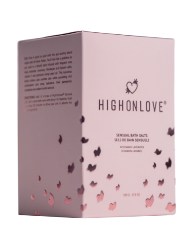 HIGH ON LOVE SENSUAL BATH SALTS 500G