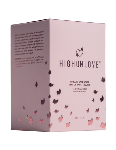 HIGH ON LOVE SENSUAL BATH SALTS 500G