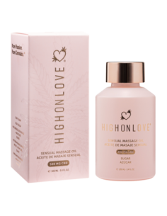 HIGH ON LOVE CBD SENSUAL MASSAGE OIL SUGAR HIGH 100ML