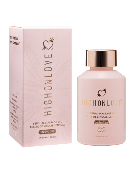 HIGH ON LOVE CBD SENSUAL MASSAGE OIL SUGAR HIGH 100ML