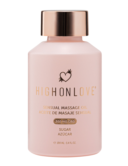 HIGH ON LOVE CBD SENSUAL MASSAGE OIL SUGAR HIGH 100ML