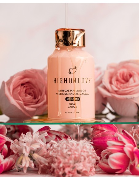 HIGH ON LOVE CBD ACEITE DE MASAJE SENSUAL ALTO 100ML
