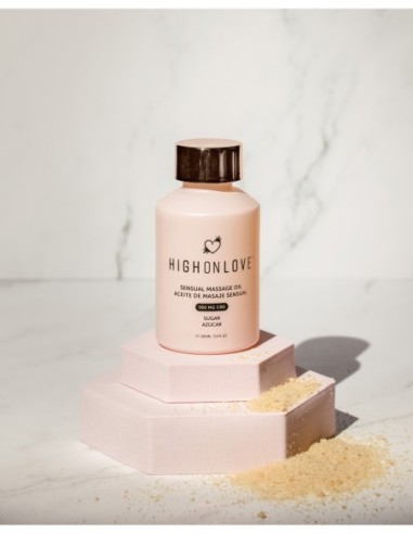 HIGH ON LOVE CBD SENSUAL MASSAGE OIL SUGAR HIGH...