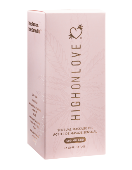 HIGH ON LOVE CBD SENSUAL MASSAGE OIL SUGAR HIGH 100ML