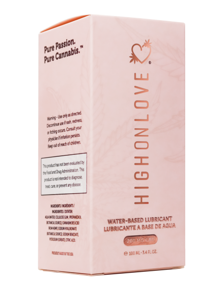 HIGH ON LOVE CBD WATER BASED LUBRICANT 100ML