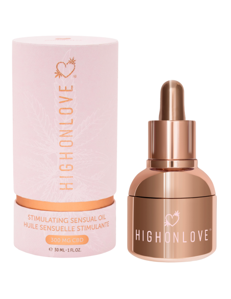 HIGH ON LOVE CBD STIMULATION SENSUAL OIL WITH 300MG CBD