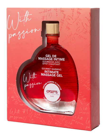 EXSENS WITH PASSION - CANDY APPLE AROMA  MASSAGE GEL 50ML
