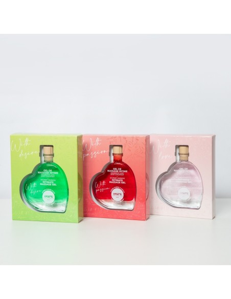 EXSENS WITH PASSION - CANDY APPLE AROMA  MASSAGE GEL 50ML