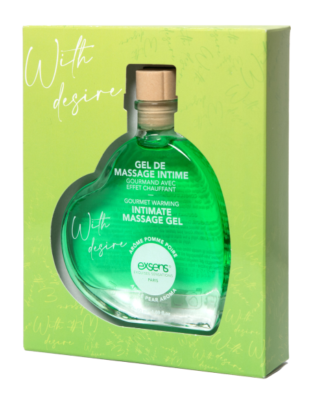 EXSENS CON DESIRE - GEL DE MASAJE CON AROMA A MANZANA Y PERA 50ML