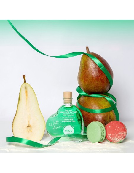 EXSENS WITH DESIRE - APPLE PEAR AROMA  MASSAGE GEL 50ML