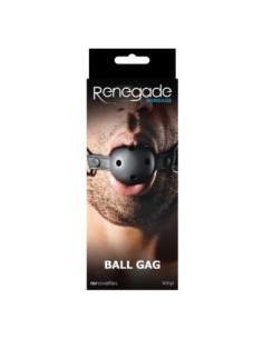 MORDAZA DE BOLA BONDAGE RENEGADE NEGRO 2