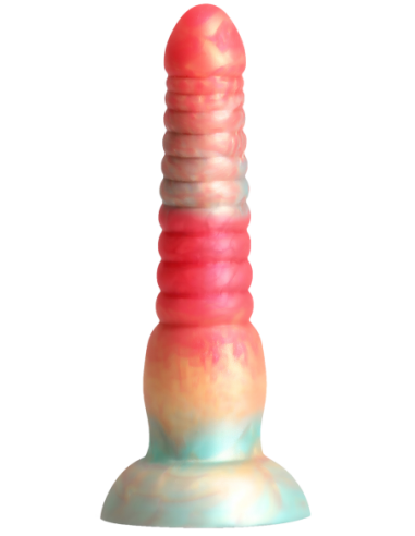 COLOURS STACKED 6 INCH DILDO RED/GOLD