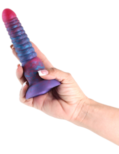 COLORES APILADOS CONSOLADOR DE 6 PULGADAS ROSA/AZUL 2