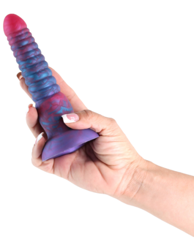 COLOURS STACKED 6 INCH DILDO PINK/BLUE