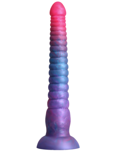 COLOURS STACKED 9 INCH DILDO PINK/BLUE