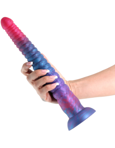 COLOURS STACKED 12 INCH DILDO PINK/BLUE
