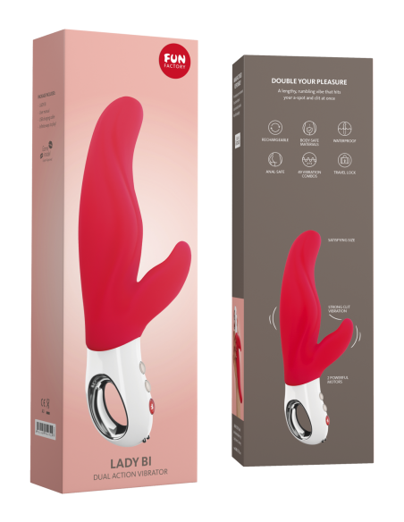 FUN FACTORY LADY BI INDIA RED