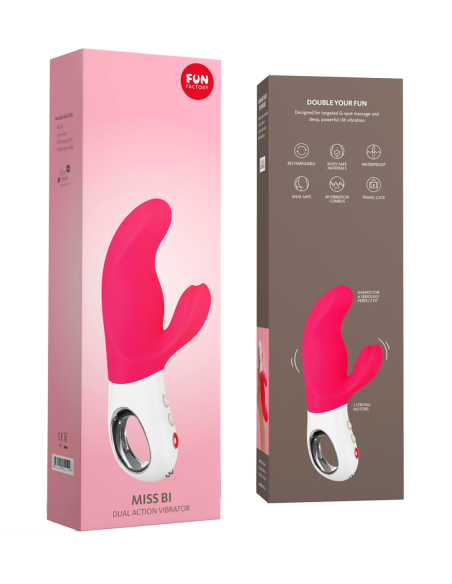 FUN FACTORY MISS BI PINK&WHITE
