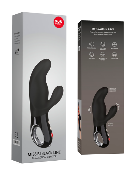 FUN FACTORY MISS BI NEGRO