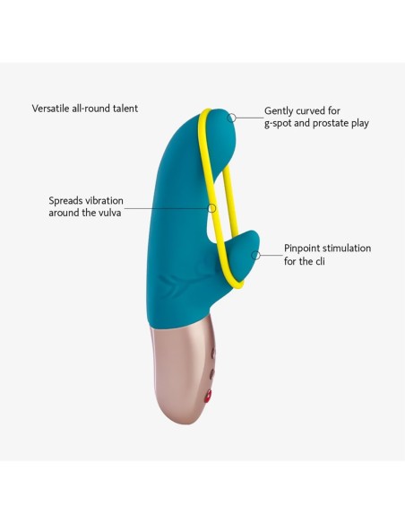 FUN FACTORY AMORINO PETROL&NEON YELLOW