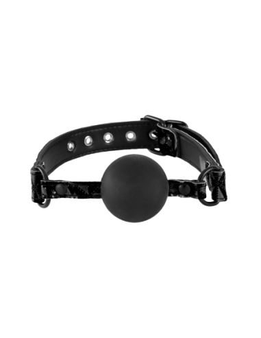 MORDAZA SILICONA SUAVE SINFUL NEGRO