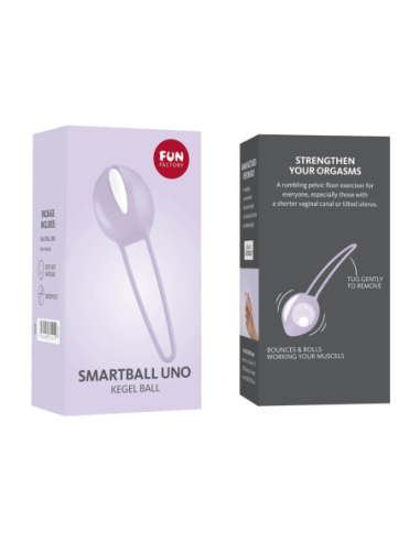 FUN FACTORY SMARTBALL UNO WHITE&PASTEL LILAC